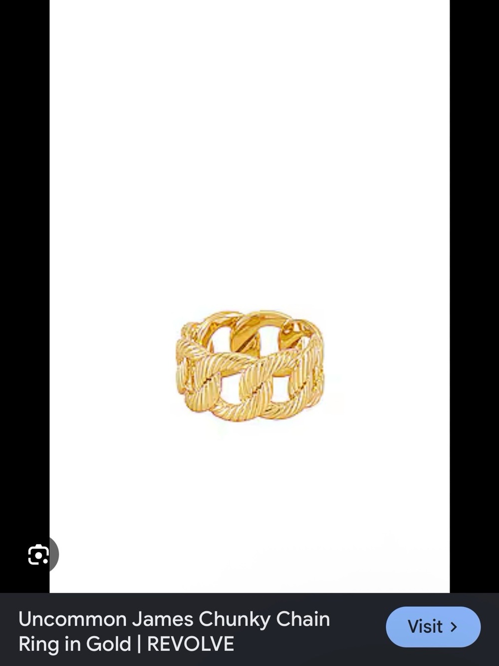 Uncommon James Chunky Chain Ring Size 6